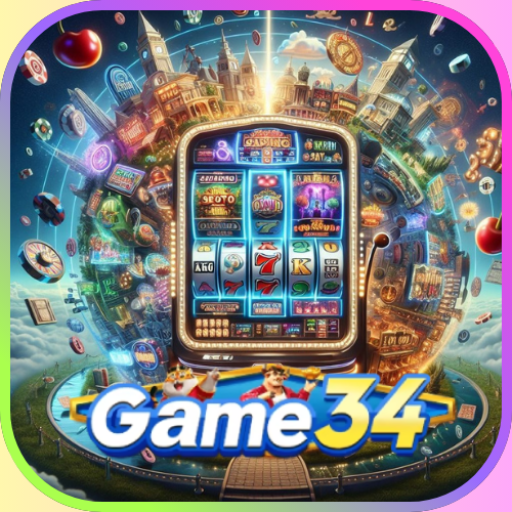 Imagem promocional da GAME34 mostrando a plataforma e suas vantagens